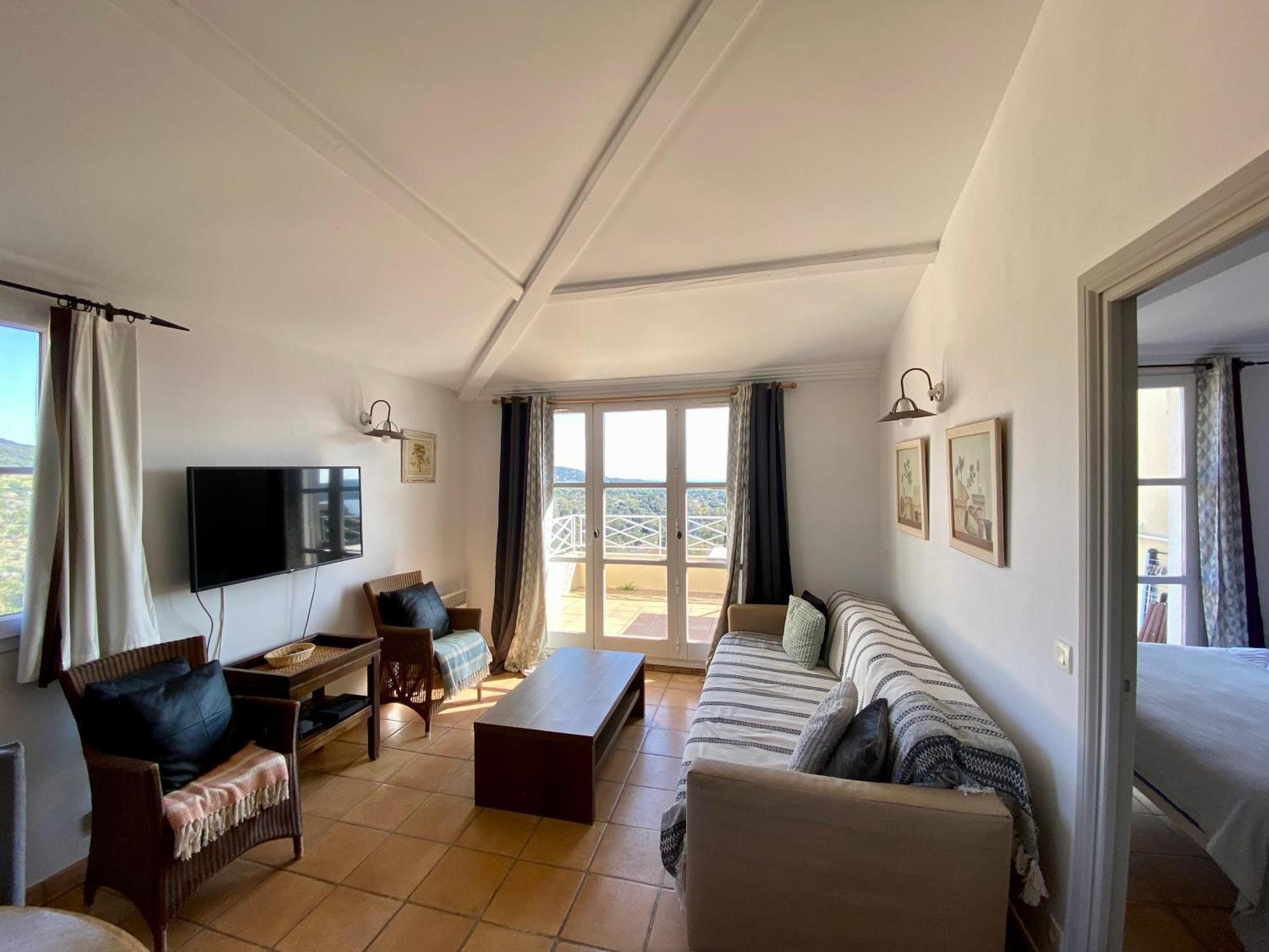 Les Restanques, Bastides Vue Golfe Saint Tropez Appartement Grimaud Buitenkant foto